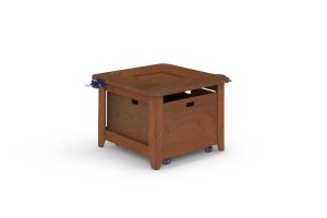 Carpentry Station with Storage Bin