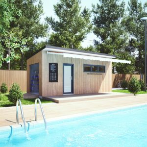 Outclass Poolside Changer 6 x 3 with External Storage