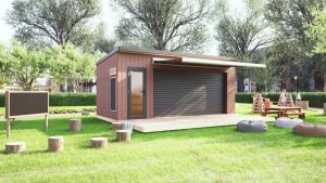 Outclass Hub 6 x 3 with Roller Door