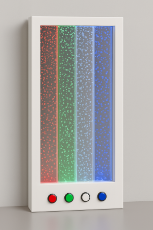 Sensory Bubble Wall with Interactive Buttons